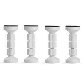 Furniture Fall Prevention, Fixed, Tension Rod, 3.9 inches (10 cm) or less, Super Easy Installation, Set of 4, Height Adjustment, 1.6 - 5.7 inches (4.2 - 14.4 cm), Pressure Resistance, 520.4 lbs (240