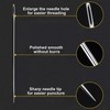 7 Pack 10"/12" Upholstery Needle and Stroage Tube, Large Sewing