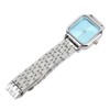 Women Quartz Watch Alloy Steel Strap Stylish Waterproof Ladies Square