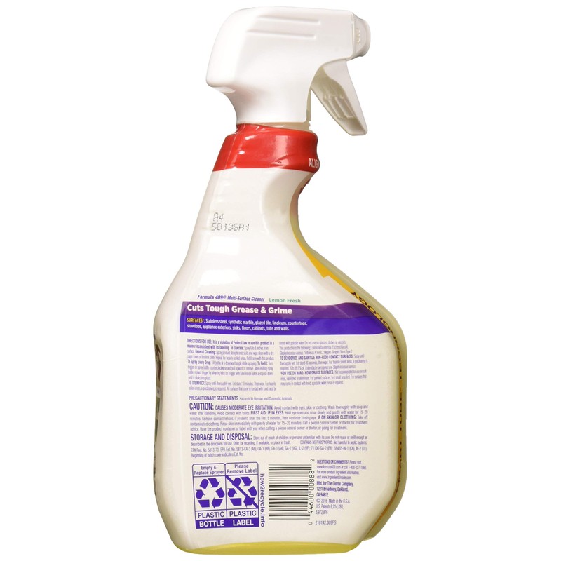 Formula 409 All Purpose Cleaner Spray, Lemon 32 oz (1
