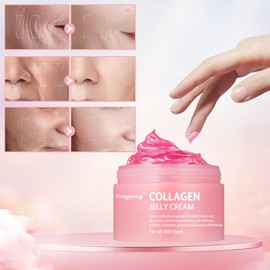 Fengyang Collagen Jelly Cream, Anti-Ageing Moisturiser, Collagen Jelly Cream, Anti-Ageing Collagen Face Cream, Anti-Ageing Face Care, Pores Reducing