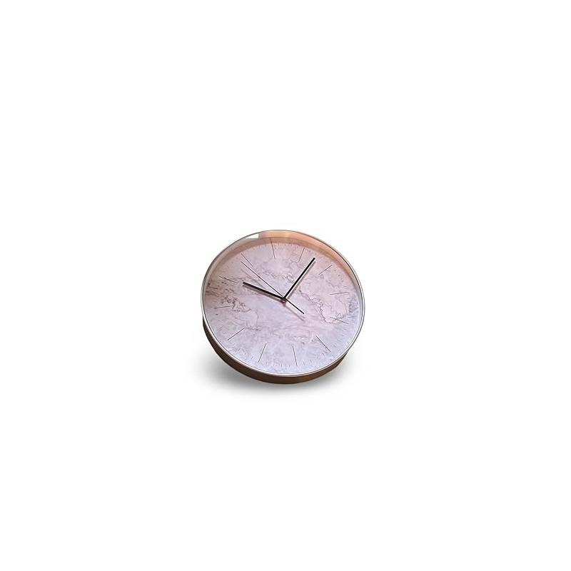 Bargain Lovers Marble Effect Wall Clock - Modern Clock -