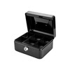 Tech Traders 6-Inch Metal Cash Box with 2 Keys -