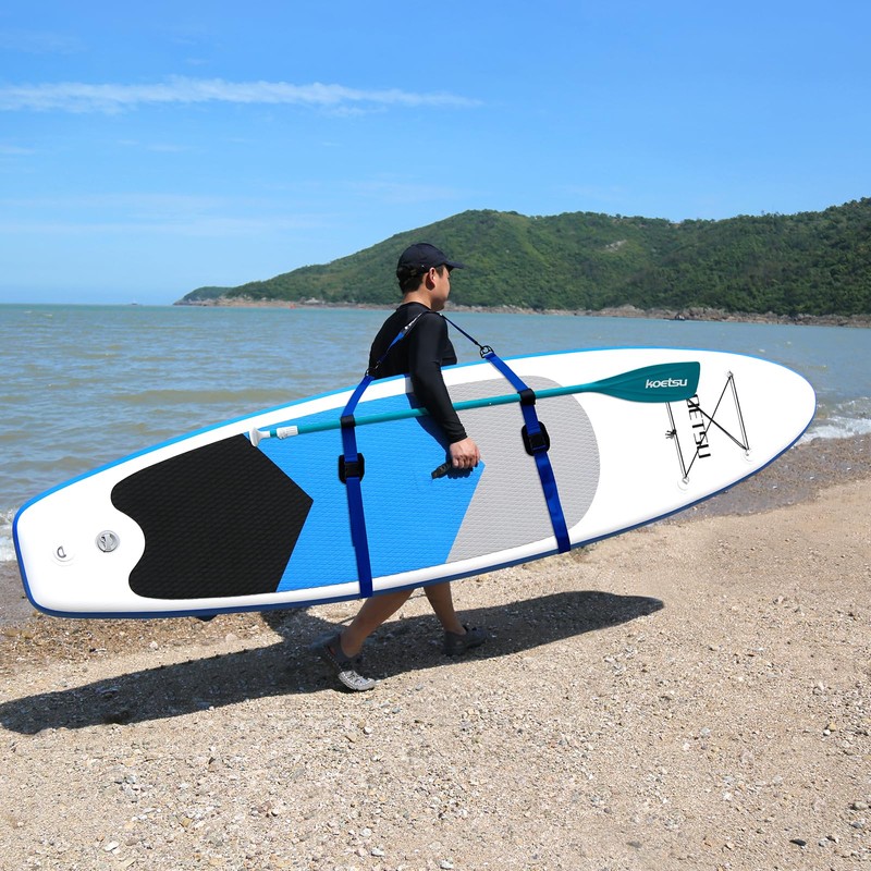 KOETSU Adjustable SUP Carry Straps - Padded Kayak & Paddle