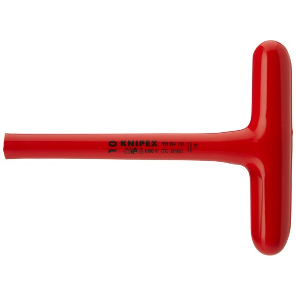 Knipex 98 04 10 Nut Drivers with T-handle 10mm