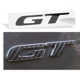 Reflective Concepts GT Emblem Overlay Decal Sticker - 2017-2026 Durango GT - (Color: 3D Carbon Fiber)
