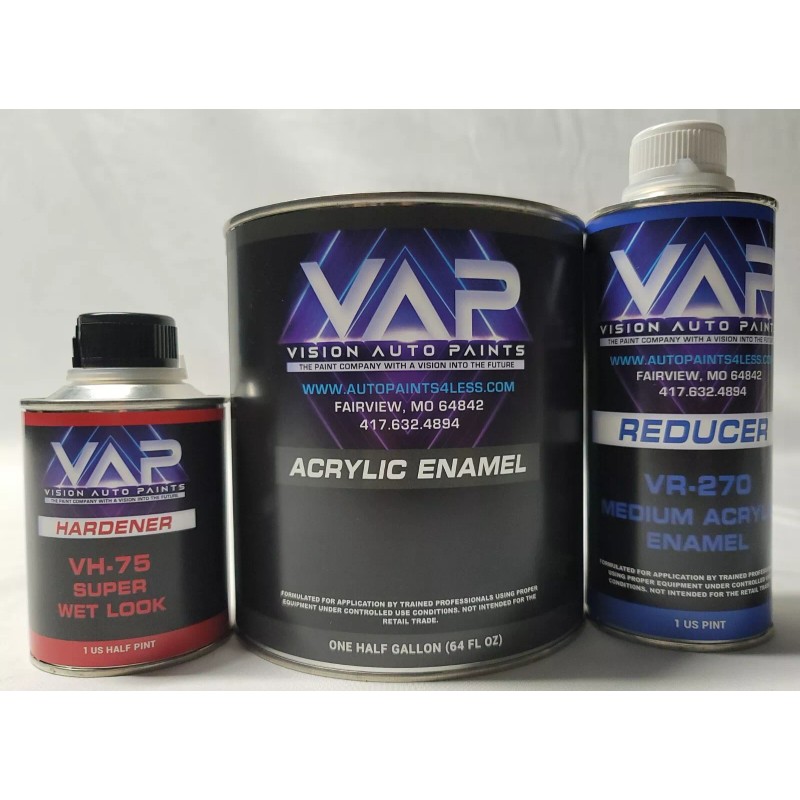Vision Auto Paints # 1422 High Gloss Army Gray Single