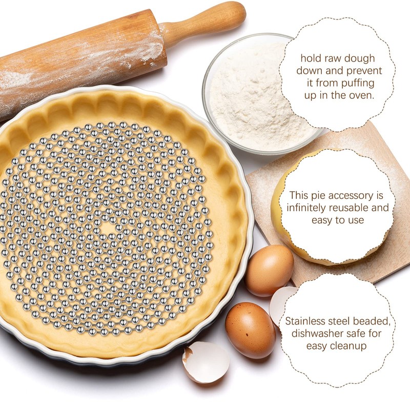 Ferraycle 2 Pieces Pie Weights for Baking Crust Pie Crust