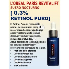 L'oreal Suero Retinol 0.3% + Concentrado Vit. C 10% 2x30ml Todo Tipo De Piel Día/noche