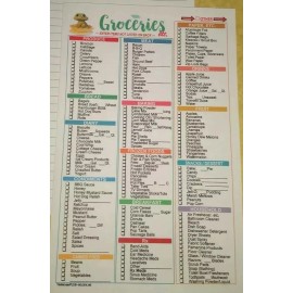 Neil The Frog Theme Grocery etc. List -  Set of 4