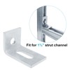 OTTFF 10 Pack L Shaped Connector for 1-5/8" Strut Channel,