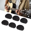 6Set Guitar Tuning Peg Buttons Ebony Metal Tuner Machine Head