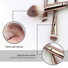 MAANGE-Brochas de Maquillaje 20 Piezas Set de Brochas para Maquillaje Profesionales Brochas Faciales Maquillaje(Champán)