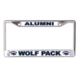 University of Nevada Wolfpack Alumni Chrome License Plate Frame