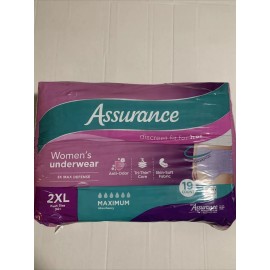 Assurance Women's Underwear, XL, Maximum Absorbency 2XL - 19  Count
