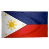 Philippines Flag Nylon 4 ft. x 6 ft. - Made
