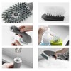 Long Handle Cleaning Brush with Soap Dispenser for Kitchen Pan