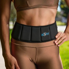 W8FIT Adjustable Weighted Walking and Exercise Belt (6 LB X-Small)