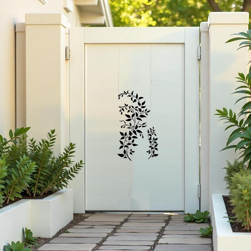 Large Vine Leaves Stencils Painting, PET Reusable Stencils, Stencil Wall