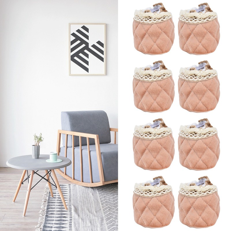 20Pcs Furniture Leg Covers Covers Flannel Lace Thickened Chair Legs