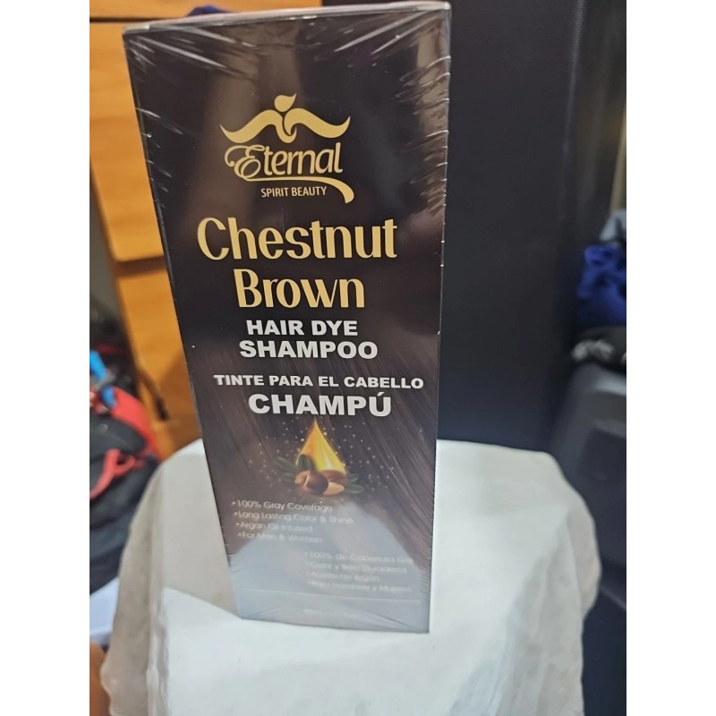 Eternal Spirit Beauty hair dye shampoo chestnut brown