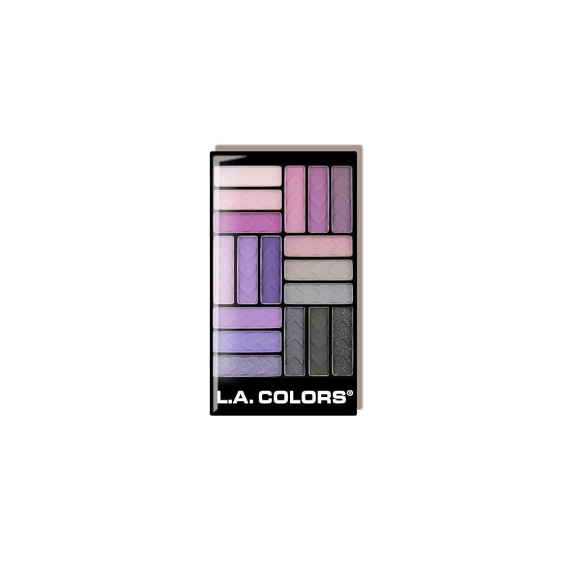 L.A. COLORS 18 Color Eyeshadow Palette, Strange Love CES749