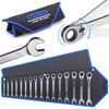 KARRYTON 16-piece Reversible Ratcheting Wrench Set Metric 8-25mm, 72 Teeth
