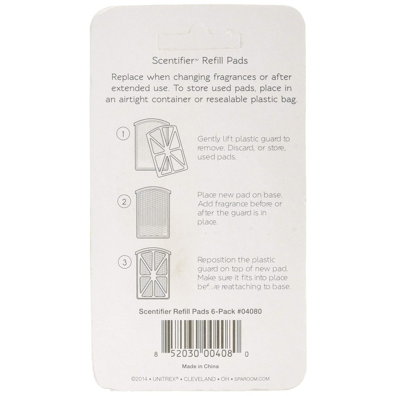 SpaRoom Scentifier, 6 Refill Pads