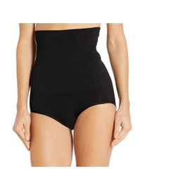 ESSENTIALS BY TUMMY TANK womens High Waist Shaping Shapewear Briefs, Black, Large-X-Large US