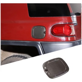 Stainless Steel Fuel Filler Gas Tank Cap Cover Fit forToyot-a FJ Cruiser 2007-2021, Car Gas Cap Fuel Cover, Fuel Filler Cap Anti-Scratch Protection Trim Cover