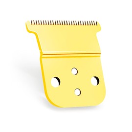 Kaynway Carbon Stainless-Steel Deep-Tooth Ceramic Blade Replacement T-Blade for Andis Slim-Line Pro-Li Trimmer - D7/D8 Blade Gold