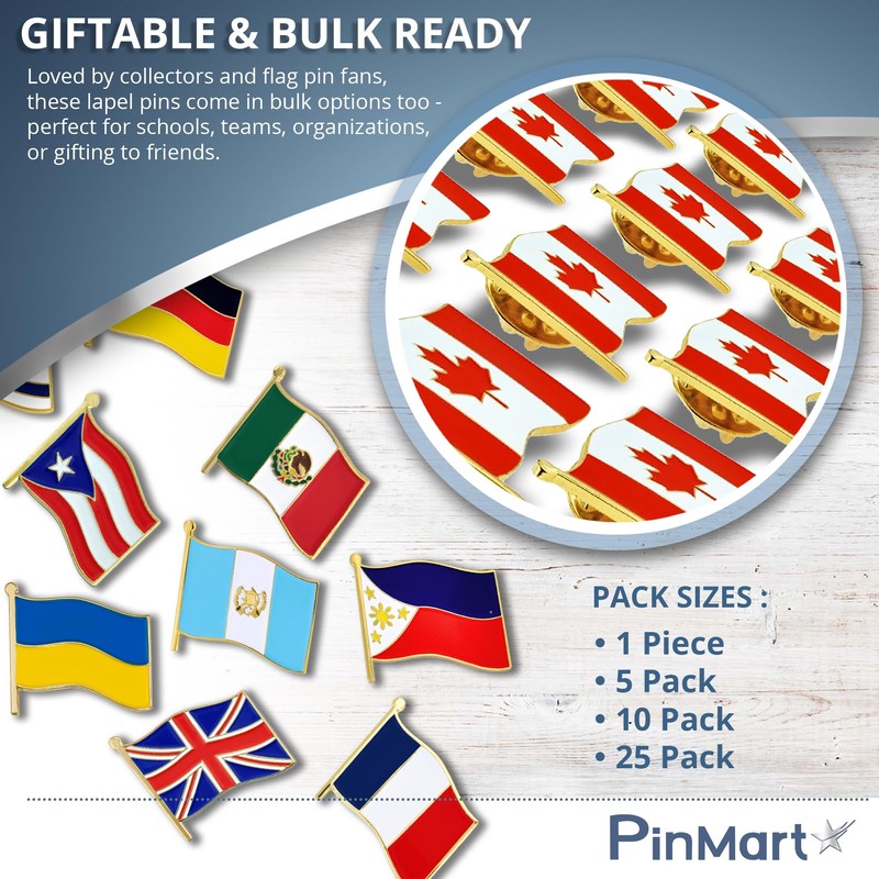 PinMart Germany German World Flag Enamel Lapel Pin 3/4'' –