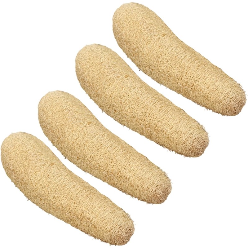 Esponjas de lufa natural GMBYLBY – paquete de 4, 15‑20