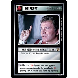 Decipher Star Trek CCG 1E TMP Motion Pictures What Does GOD Need with A Starship 27R
