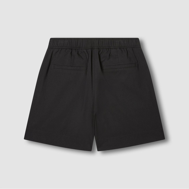 JAJU [JAJU] Women's Cotton Half Pants_Black