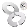 Split Stainless Steel Toilet Flange Escutcheon Plate | Rust-Proof Plumbing