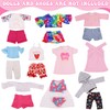 18 Pcs American 18 inch Doll Clothes,10 Sets Girl Doll
