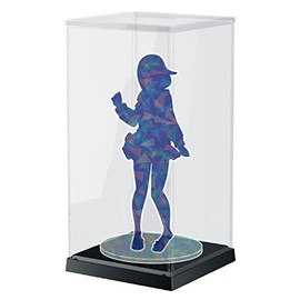 Hobby Base Premium Parts Collection Model Cover Plus High Small Base Color Black PVC W5.9 x D 5.9 x H 11.4 inches (15 x 15 x 29 cm) Inner Dimensions K101BK Display Case
