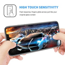 KJYFOANI for Oukitel C60 (6.88") Screen Protector Tempered Galss, [2 Pack] High Clear [9H Hardness] [Bubble Free] [Easy Install] Matte Protective Film for.