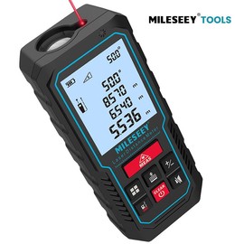 Mileseey S5H Laser Distance Meter 229ft Digital Laser Tape Measure with Upgrade Electronic Angle Sensor, ±2mm Accuracy, Area Measurement,Volume and Pythagoras
