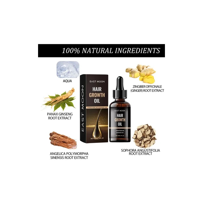 Em Aceite Ginseng Y Gengibre Estimula Crecimiento Cabello