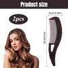2 pcs Scalp Comb for Dandruff Removal,Pressable Scalp Sweep Detoxing