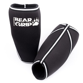 Bear Grip Premium 7 mm Compression and Support KNEE HIGH Darstell End Athletes Keep Fit without damaging your Knee Sleeves (Pair) – 1 Year Warranty, m