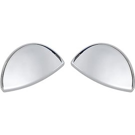 Elarco Chrome Left+ Right Headlight Washer Cover 61672752559/60 For MINI Cooper R55 Clubman /R55 S Clubman 2008-2015, For MINI Cooper R56 Hatchback /R56 S Hatchback 2007-2013