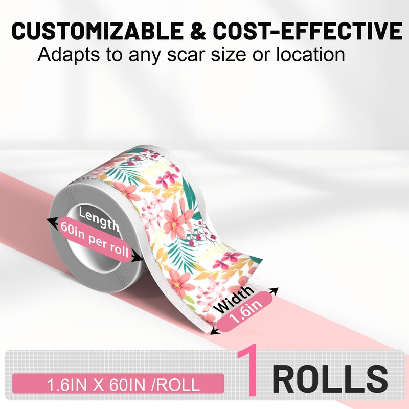 Silicone Scar Tape for Surgical Scars, Silicone Scar Sheets, C