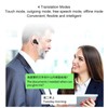 Bluetooth Translator Earphones, Wireless Device for Instant Voice Translation with