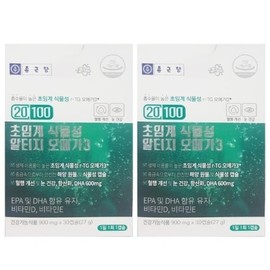 Chong Kun Dang 20100 Supercritical Vegetable Altige Omega 3 900 mg x 30 capsules 2 units HIS / 종근당 20100 초임계 식물성 알티지 오메가3 900mg x 30캡슐 2개 HIS