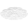Homoyoyo Ceiling White PU Round Ceiling Cover Lighting Ceiling Ring
