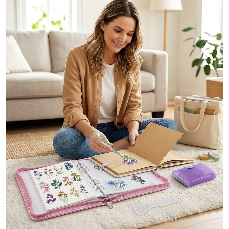 Sticker Organizer Binder for Collecting & Storage – Scrapbook Sticker