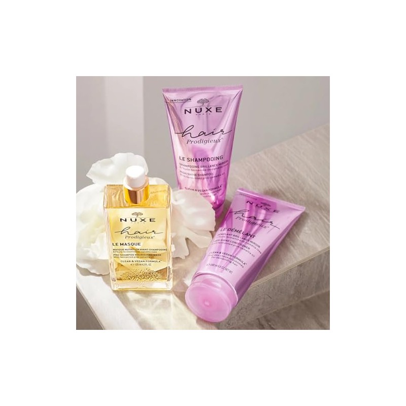 Nuxe Hair Prodigieux Innovación Capilar para Cabello. Kit Rutina de